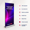 Banner Roll Up a doppia parete con base larga