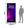 Banner Roll Up a doppia parete con base larga
