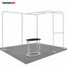 Economy L Arch TV Display Exhibition Kit for 3m Wide Booths