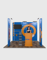 Kit espositivo premium per stand larghi 3 m