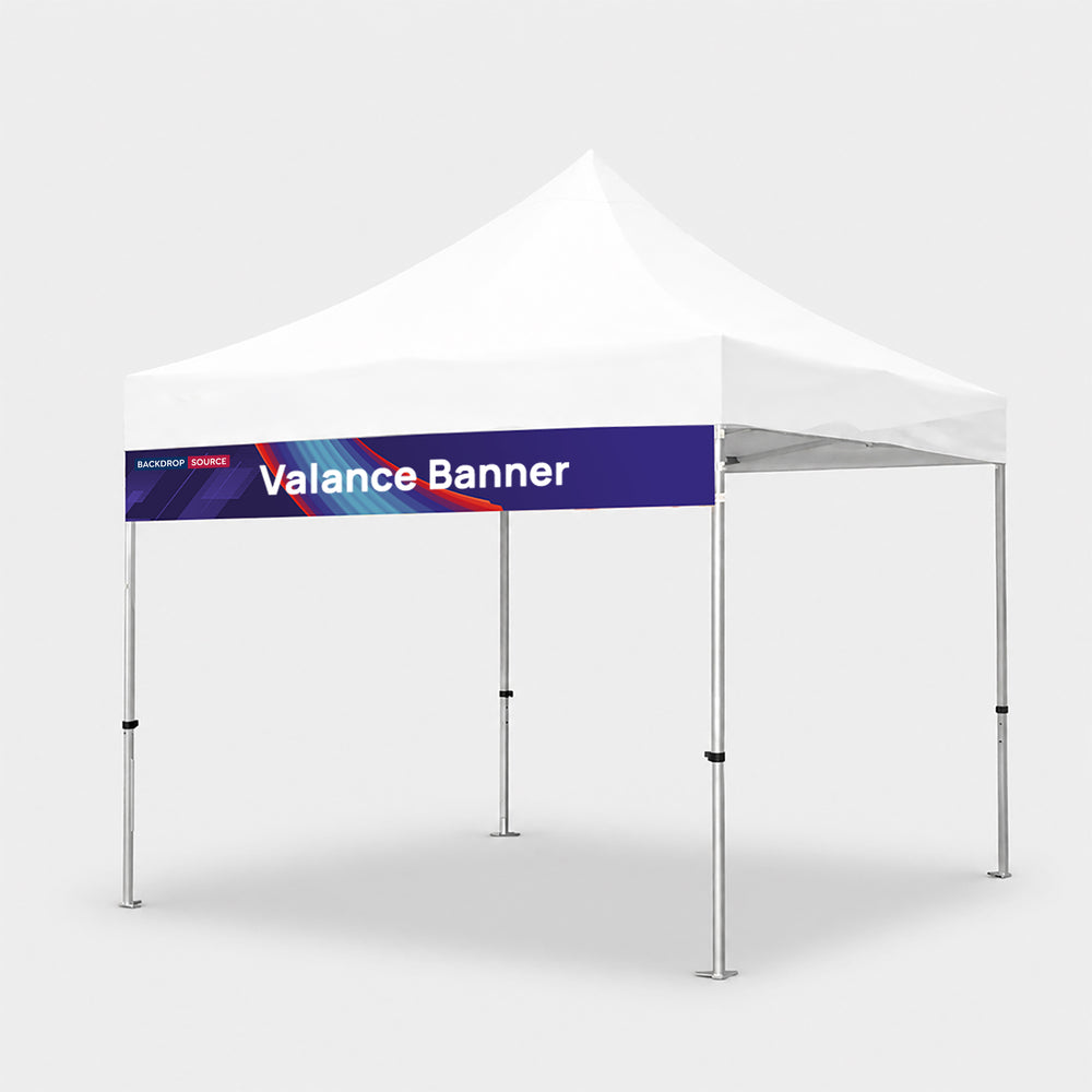 Tenda a baldacchino in tessuto con mantovana Prezzo normale