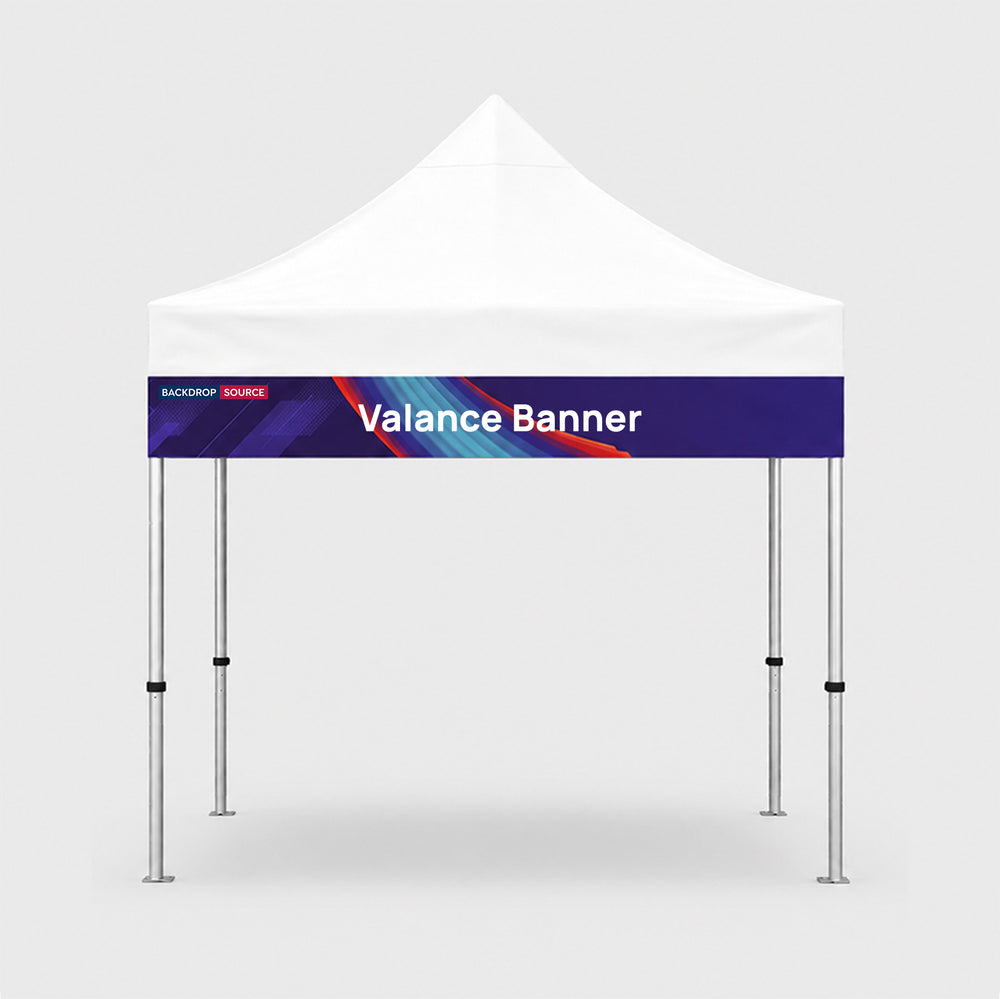 Tenda a baldacchino in tessuto con mantovana Prezzo normale