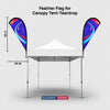 Tenda da campeggio personalizzata per impieghi gravosi (6,5 piedi x 10 piedi)
