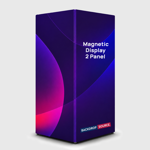 Fabric Magnetic Partition Display – 2 Panel