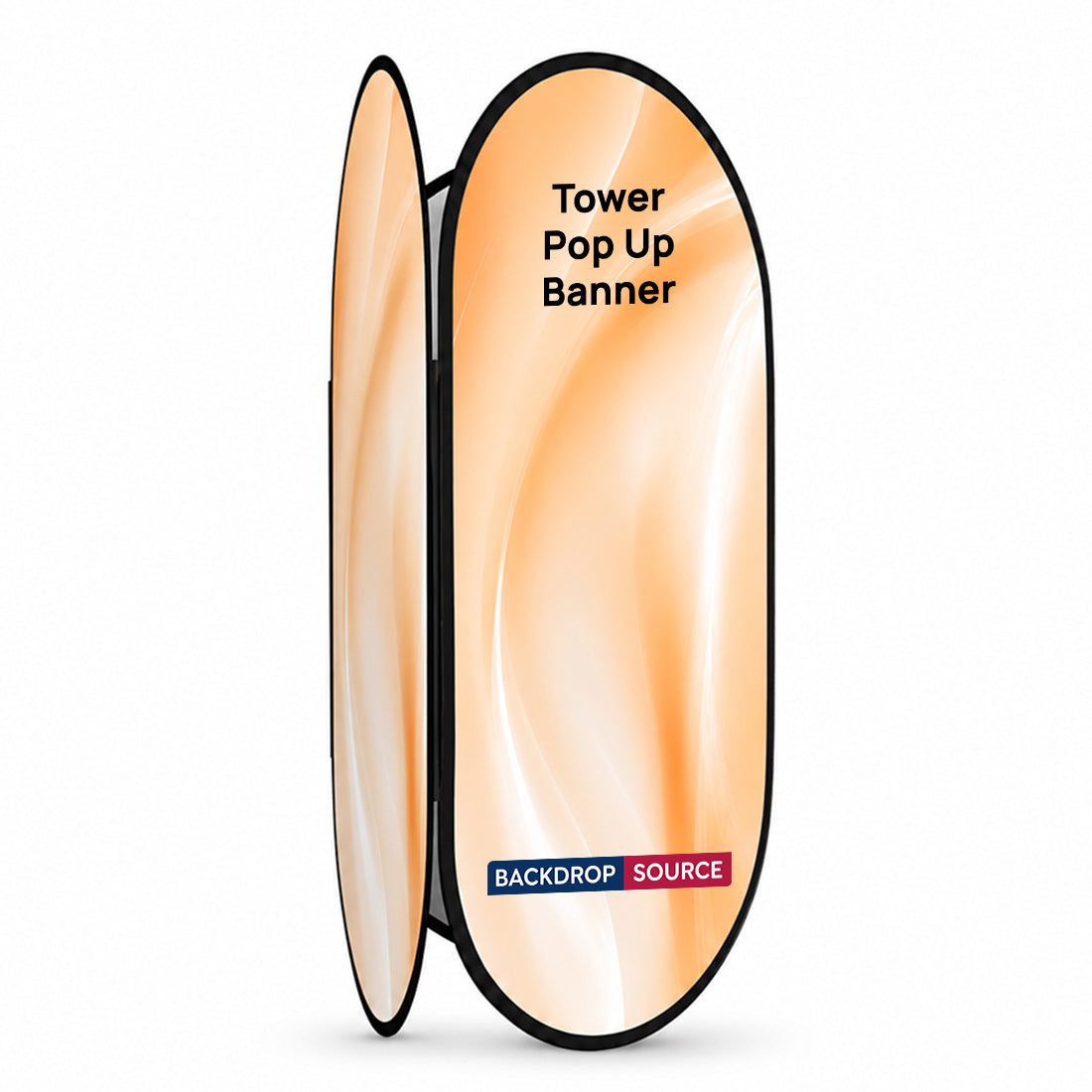 Banner pop-up rotondi (stampati su entrambi i lati)