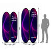 Banner pop-up rotondi (stampati su entrambi i lati)