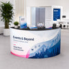 Banco espositivo in tessuto rettangolare (per podi e stand espositivi)