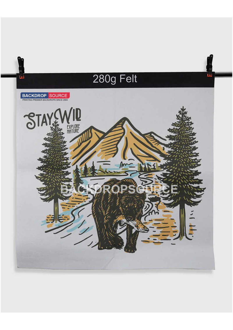 Felt Polyester Fabric Printing - 280gsm