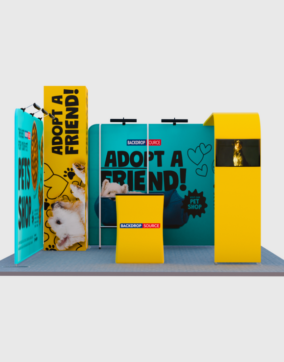 Kit stand modulari 20 piedi x 20 piedi - Modello 01