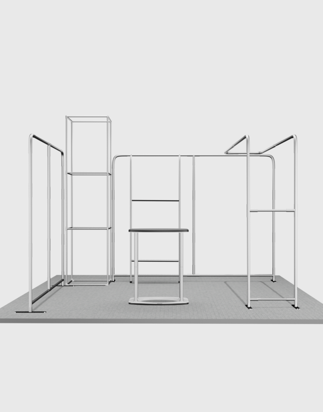 Kit stand modulari 20 piedi x 20 piedi - Modello 01