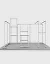 Kit stand modulari 20 piedi x 20 piedi - Modello 01
