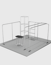 Kit stand modulari 20 piedi x 20 piedi - Modello 01