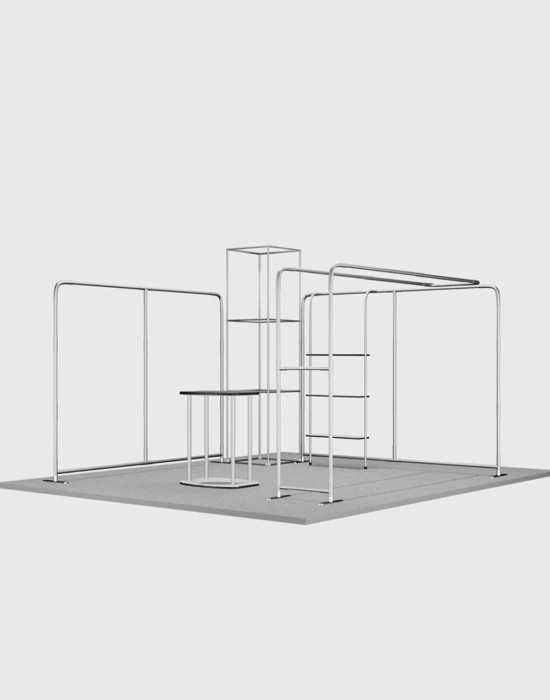 Kit stand modulari 20 piedi x 20 piedi - Modello 01