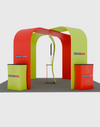 Modular Booth Kits 20ft x 20ft - Model 05
