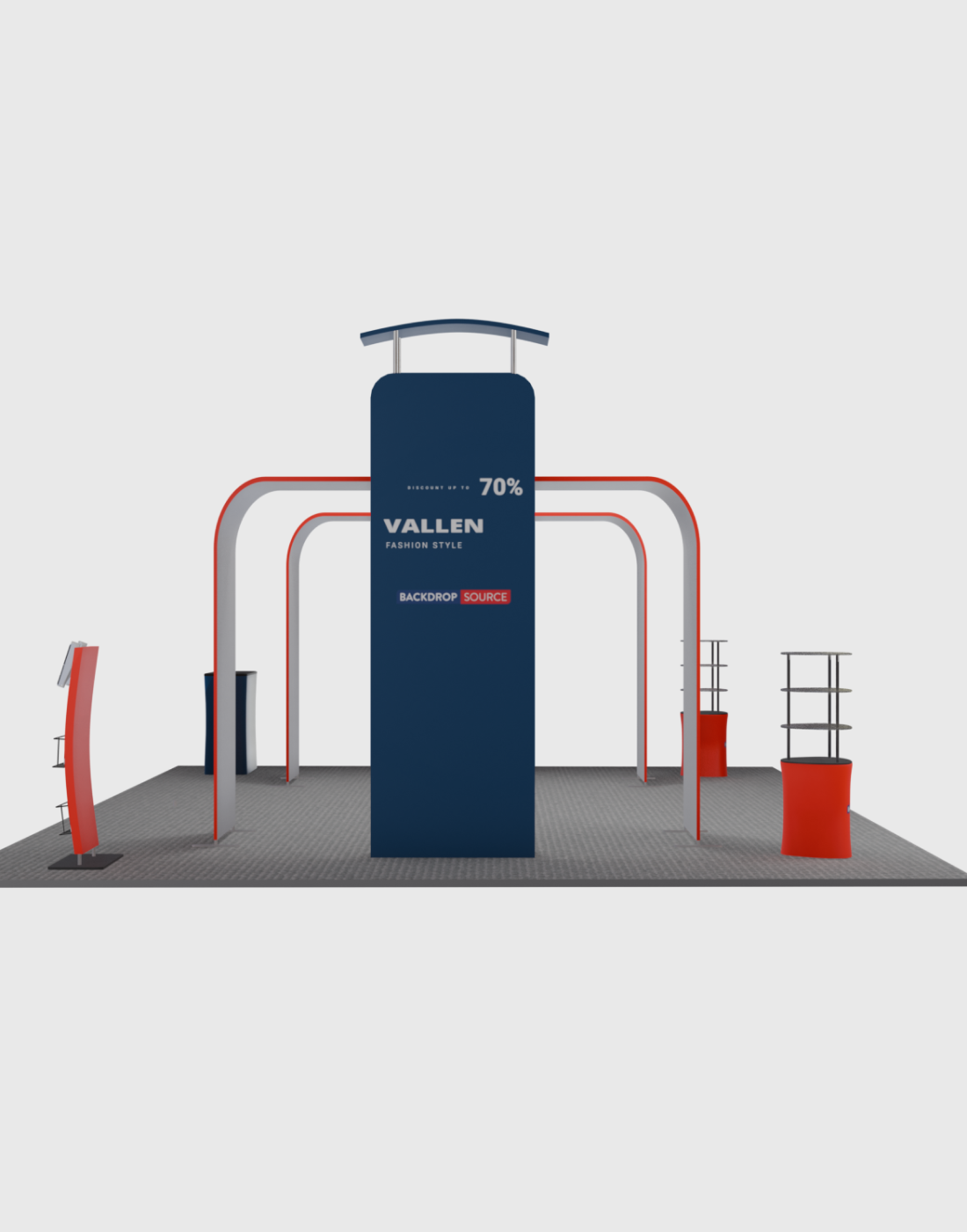 Kit stand modulari 20 piedi x 20 piedi - Modello 04