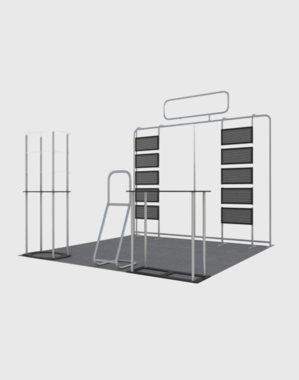 Espositore Portatile 3m x 3m - Modello 20