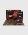 Kit stand 3m x 3m con parete posteriore e supporto per banner roll-up