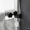 10ft x 10ft Canopy Kit with Waterfall Shelves & TV Mounts