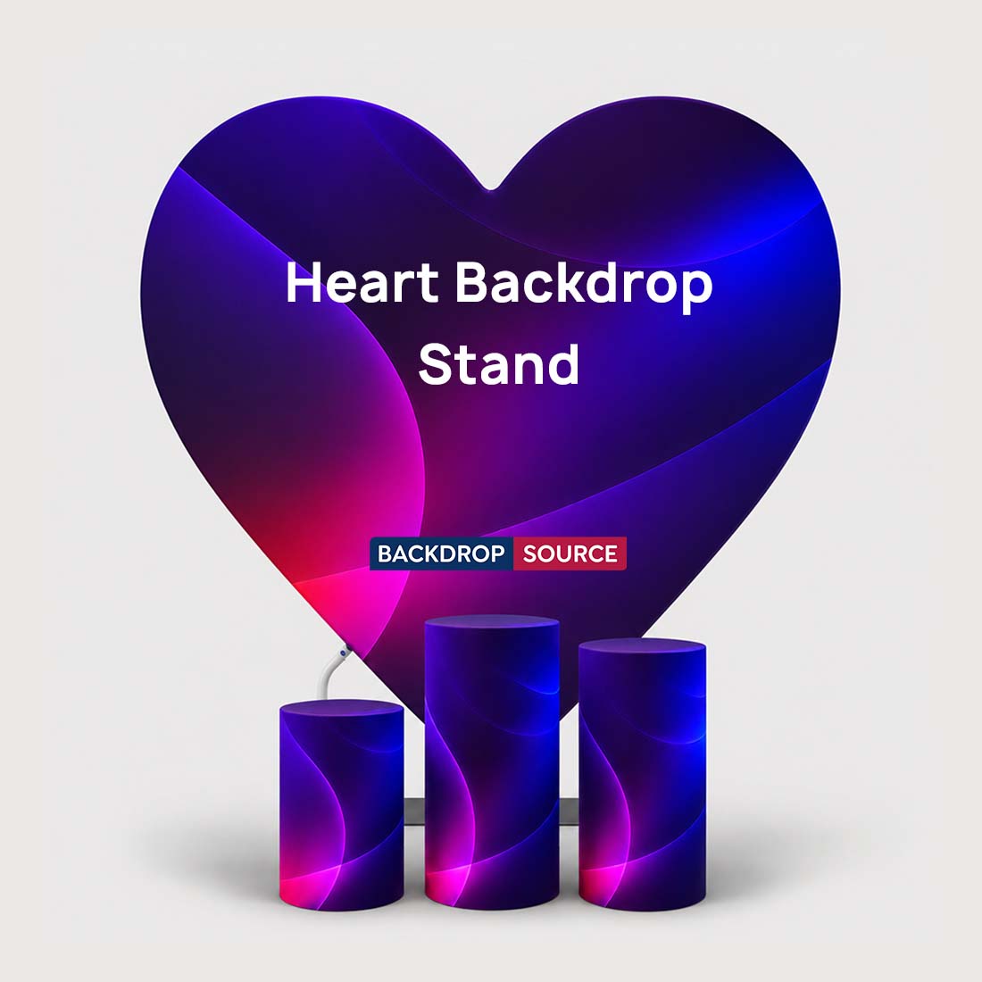 Supporto a forma di cuore con piedistallo