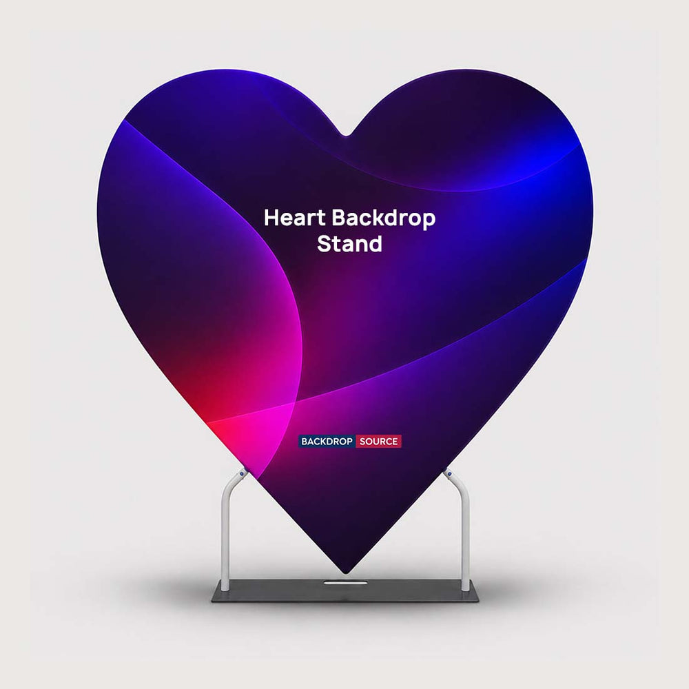 Sfondo con supporto a cuore