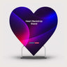 Sfondo con supporto a cuore