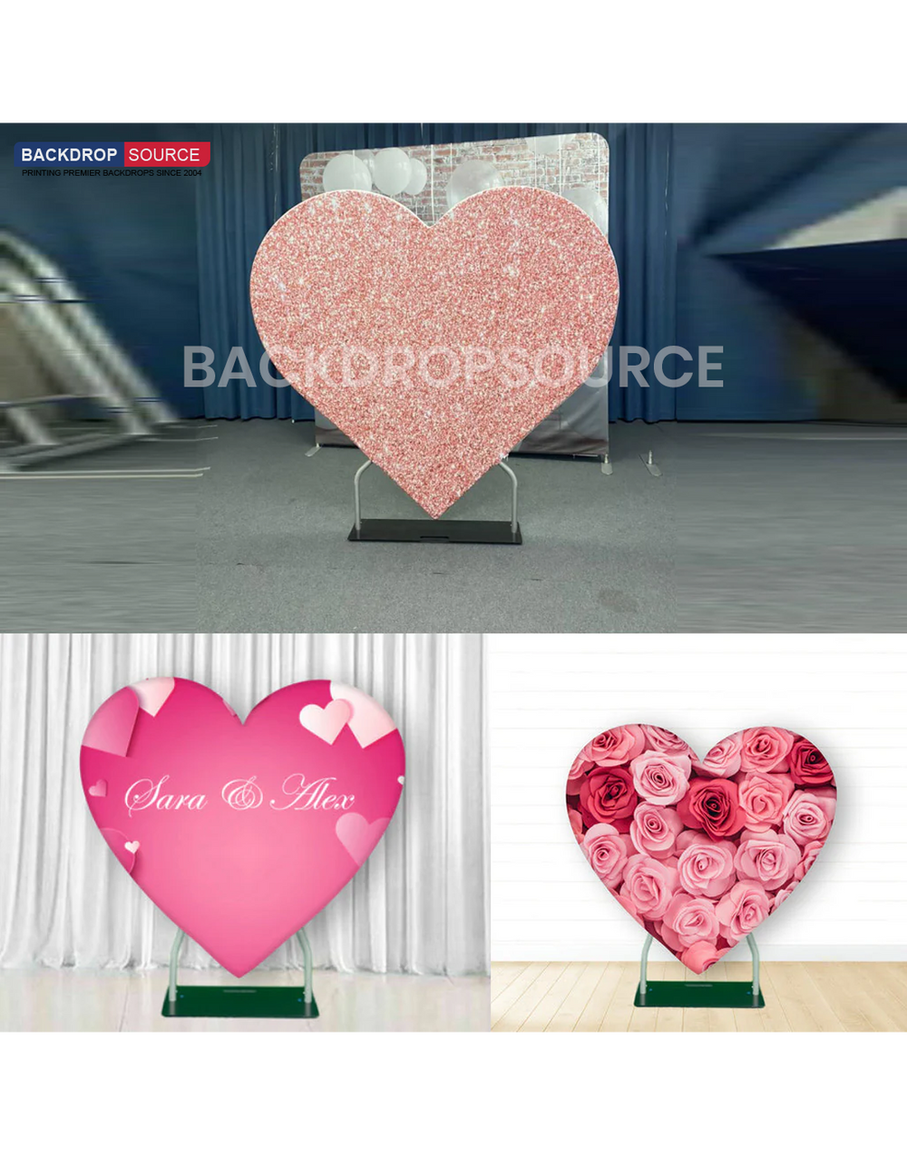 Heart Stand Backdrop