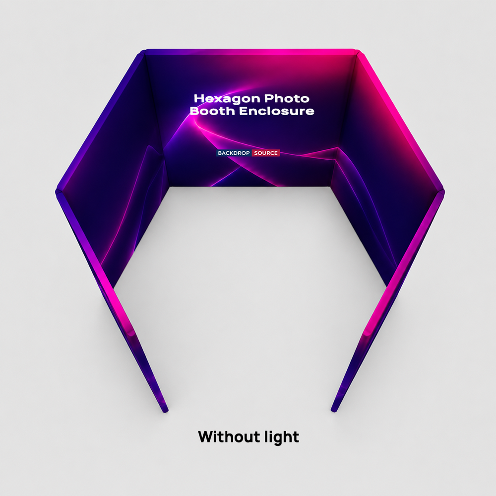 Hexagon Photo Booth Enclosure