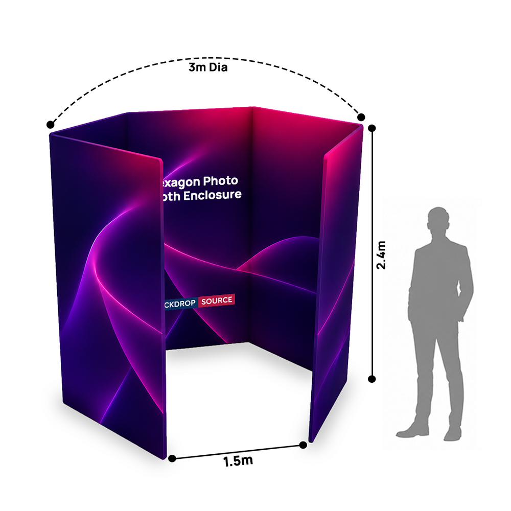 Hexagon Photo Booth Enclosure