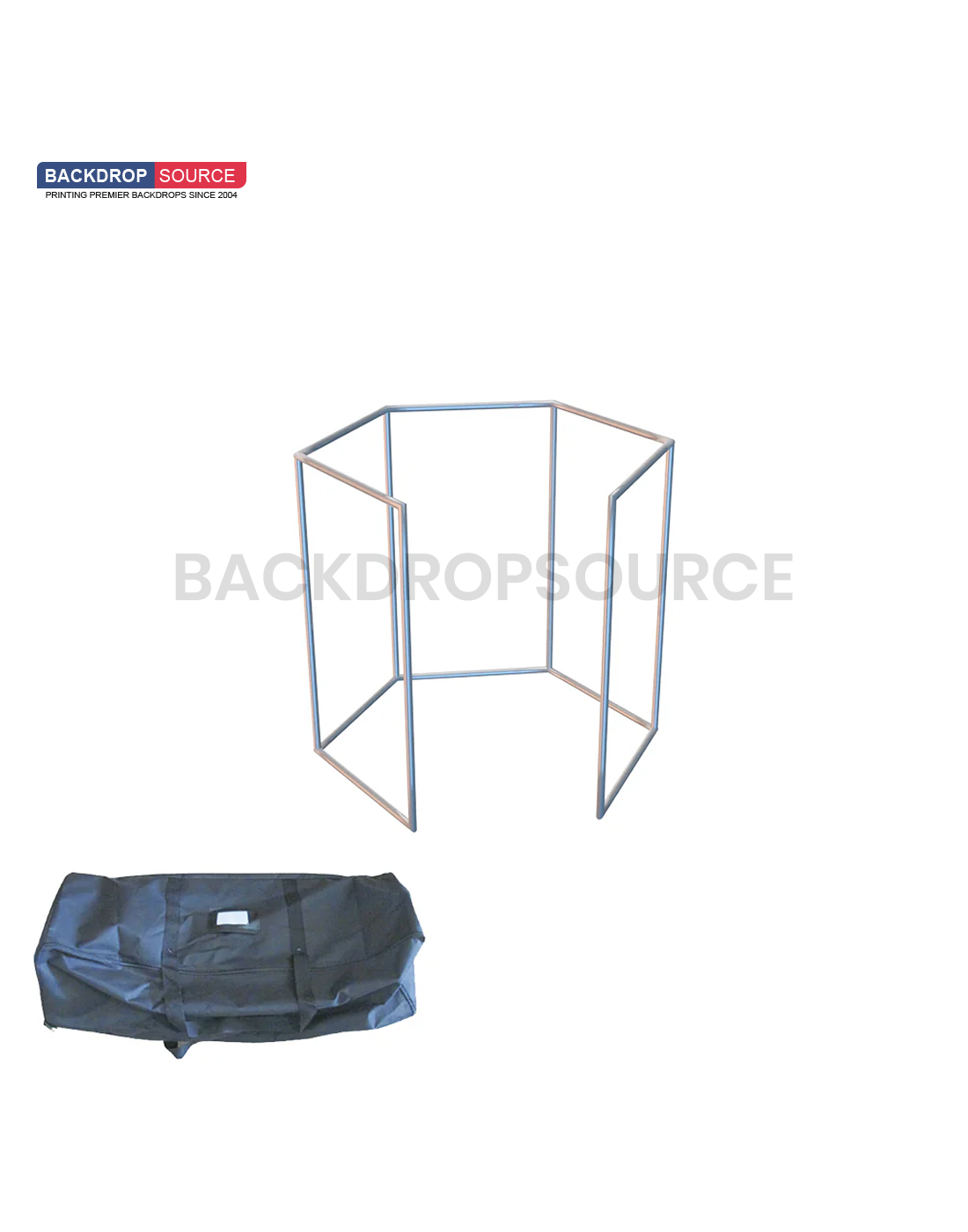 Contenitore per cabina fotografica esagonale