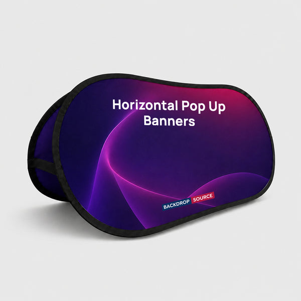 Banners horizontales emergentes (impresos a doble cara)