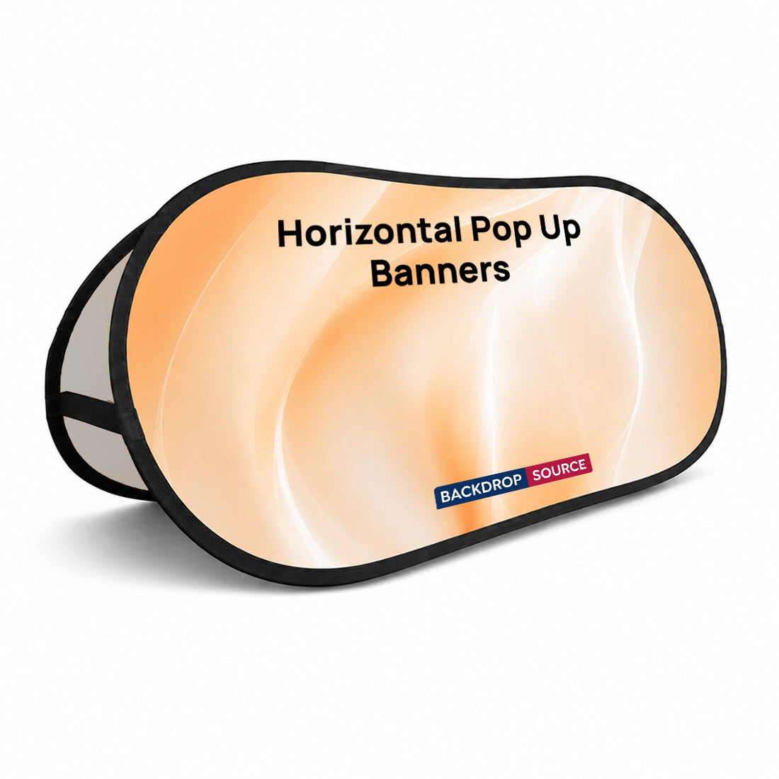 Horizontal Fabric Pop Up Banners (Double Side Printed)