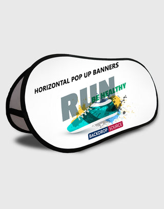 Banner pop-up orizzontali (stampati su entrambi i lati)