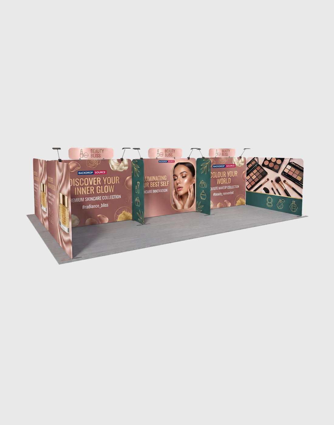 Modular Booth Kits 30ft x 20ft - Model 3