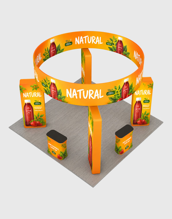Modular Booth Kits 20ft x 20ft - Model 22