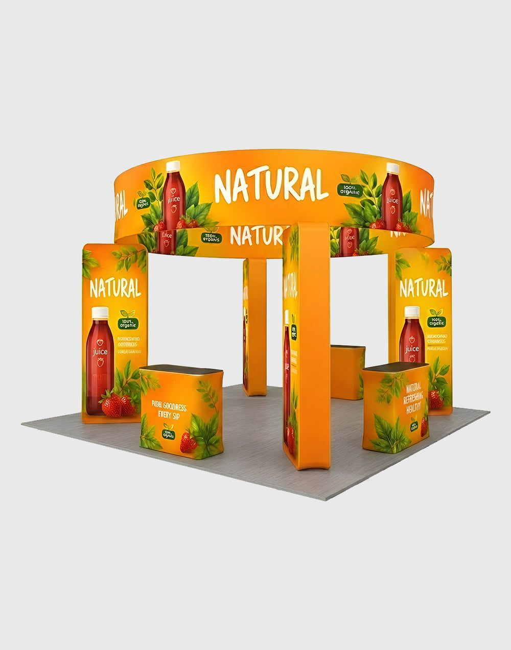 Modular Booth Kits 20ft x 20ft - Model 22