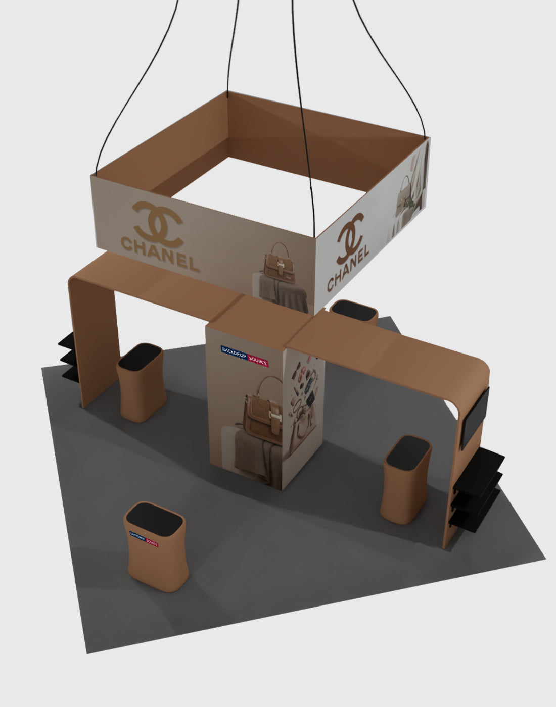 Modular Booth Kits 20ft x 20ft - Model 08