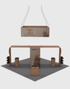 Modular Booth Kits 20ft x 20ft - Model 08