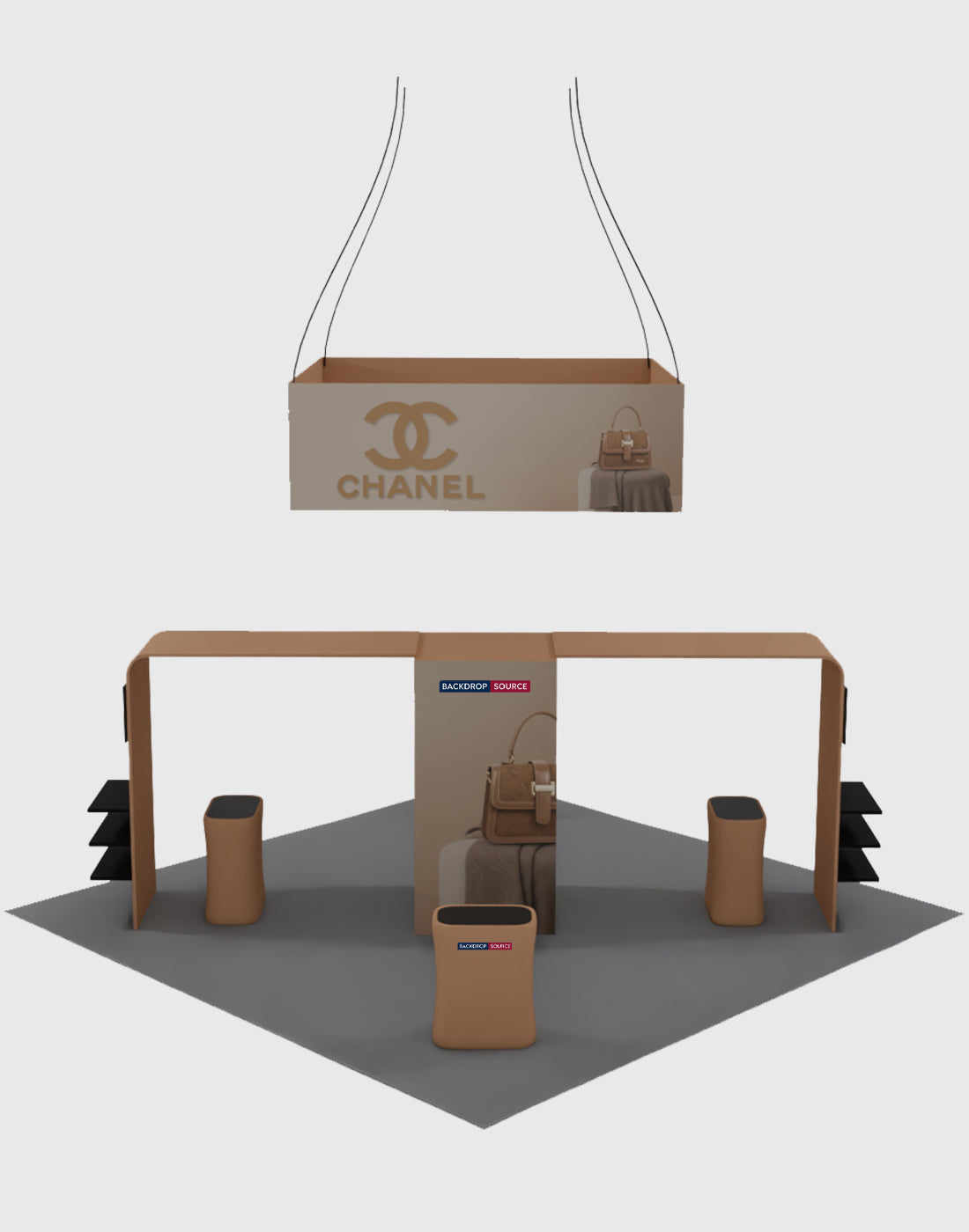 Modular Booth Kits 20ft x 20ft - Model 08