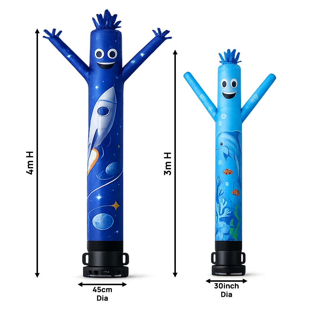 Inflatable Tube Man with Constant Air Supply