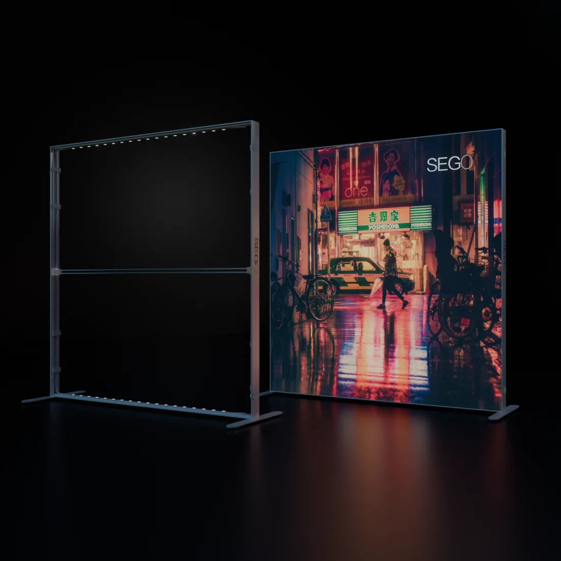 SEGO Backlit Lightbox - 6.5ft W x 7.4ft H