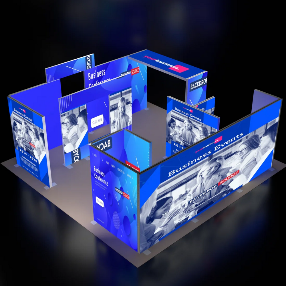 Kit espositivo luminoso modulare SEG - Modello 16