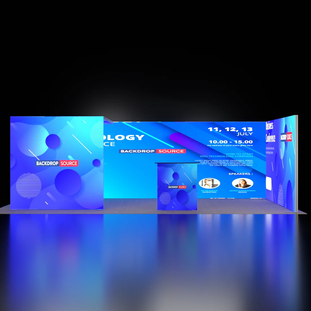 Kit espositivo lightbox modulare SEG - Modello 12