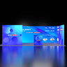 Kit espositivo lightbox modulare SEG - Modello 12