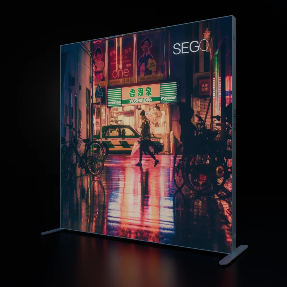 SEGO Backlit Lightbox - 6.5ft W x 7.4ft H
