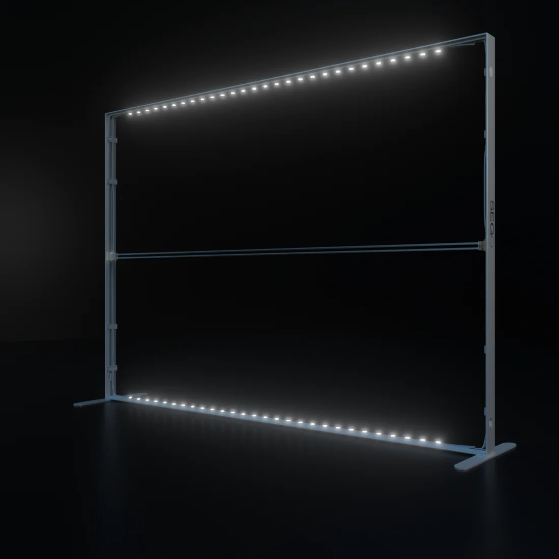 Cassonetto luminoso retroilluminato SEGO - 3m L x 2,3m H