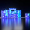 Kit espositivo luminoso modulare SEG - Modello 18