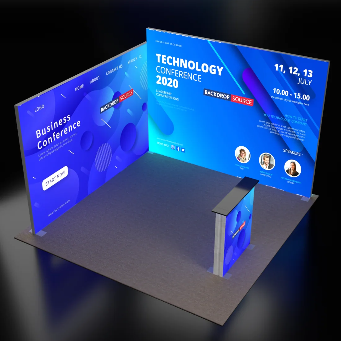 SEG Modular Lightbox Display Kit - Model 8