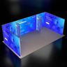 Kit espositivo luminoso modulare SEG - Modello 11