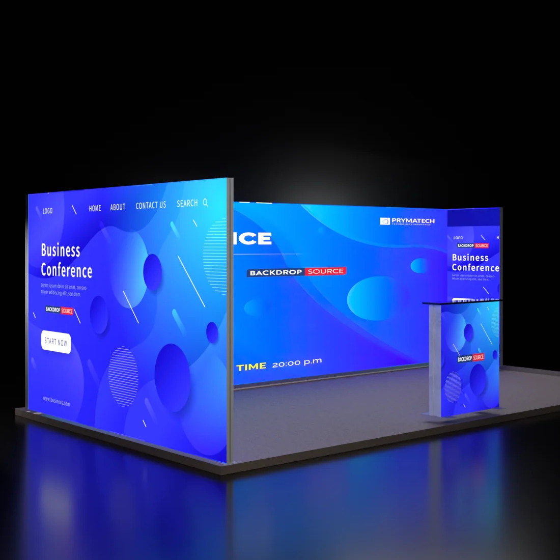 Kit display luminoso modulare SEG - Modello 10