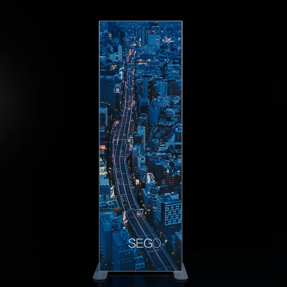 SEGO Backlit Lightbox - 3.3ft W x 7.4ft H